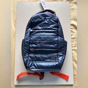 LUG HOPPER SE BACKPACK METALLIC INDIGO/CORAL NWT